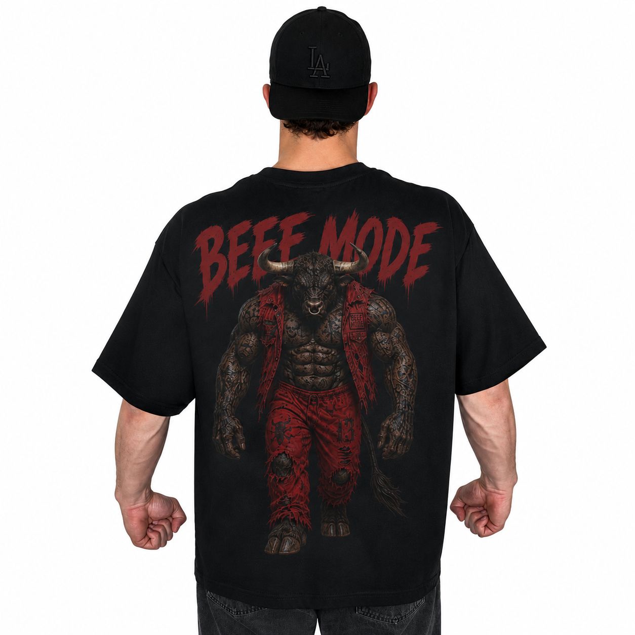 Beef Mode | Oversized Pump Cover (back print)