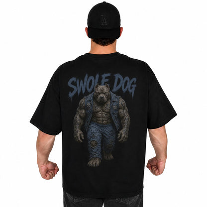Swole Dog | Oversized Pump Cover (back print)