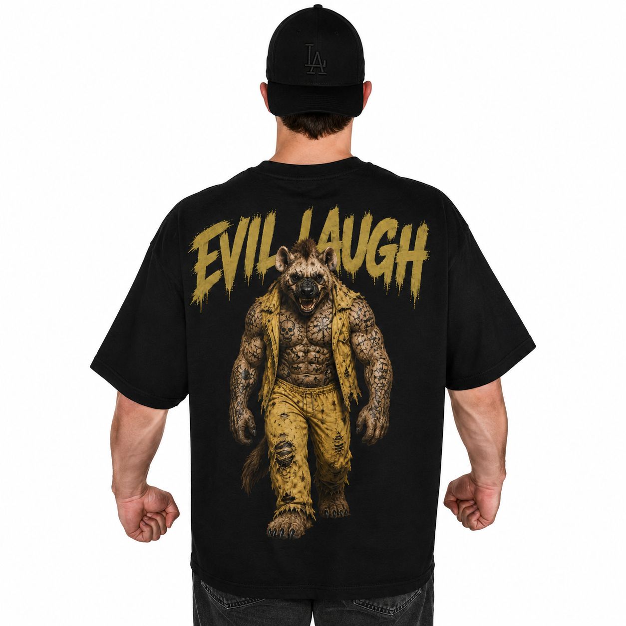 Evil Laugh | Oversized Pump Cover (back print)
