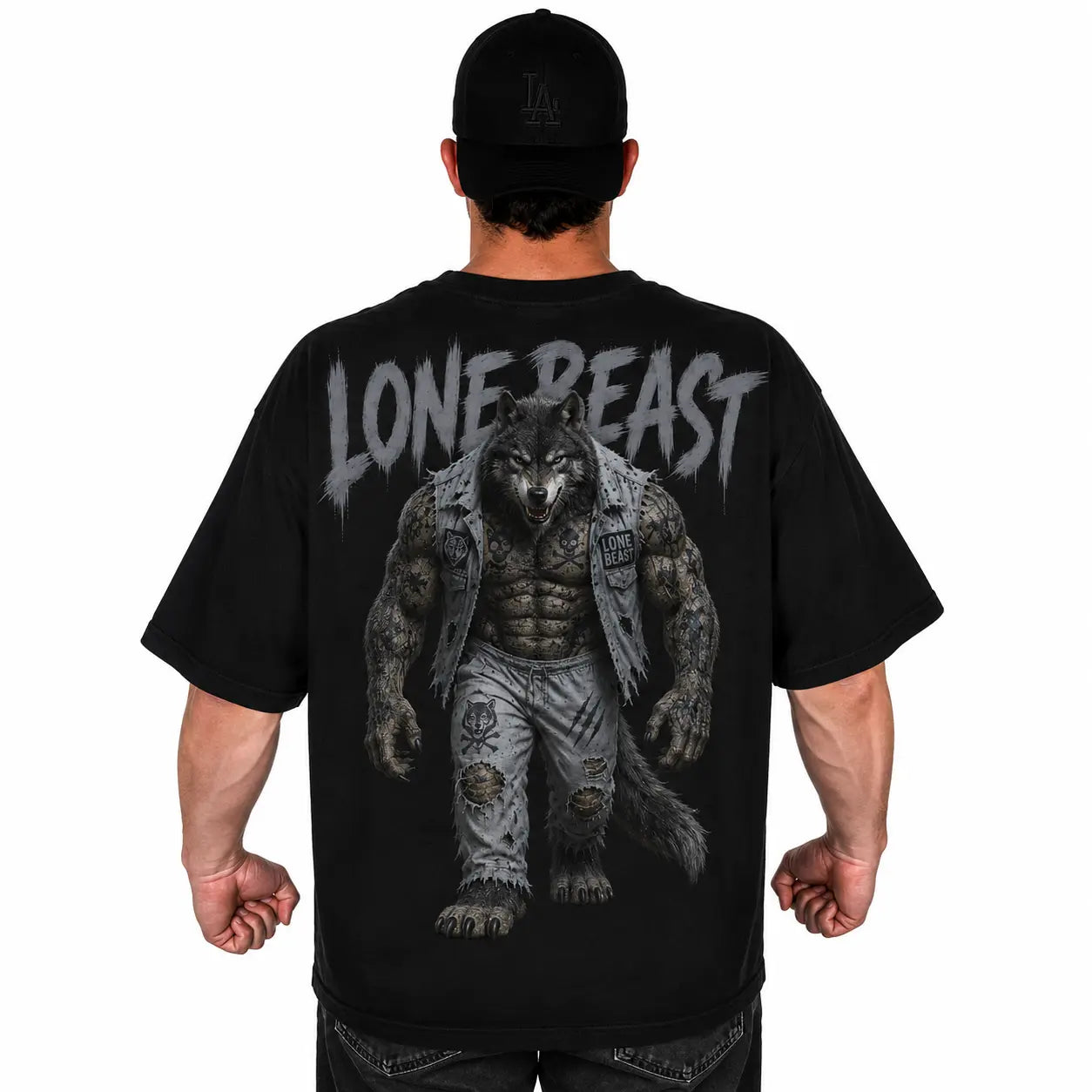 Lone Beast | Oversized Pump Cover (back print)